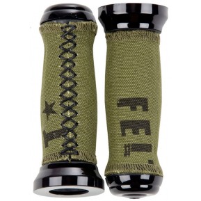 Гріпси FELT Cruiser grips Stitch Style revolver green Фото №1